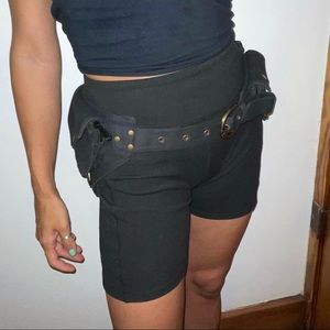 black hippie utility belt